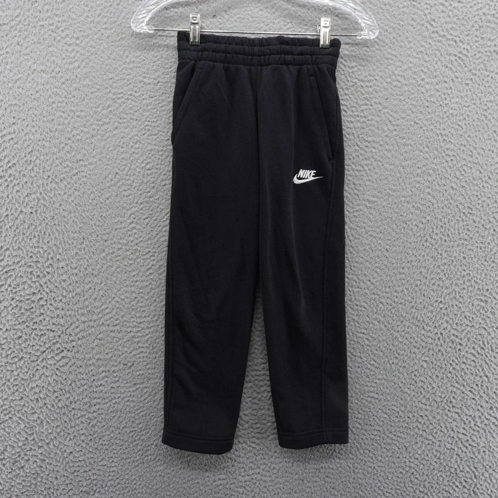 Nike Kids‎ Sportswear Club Fleece Joggers Black Sweatpants Youth Size Small